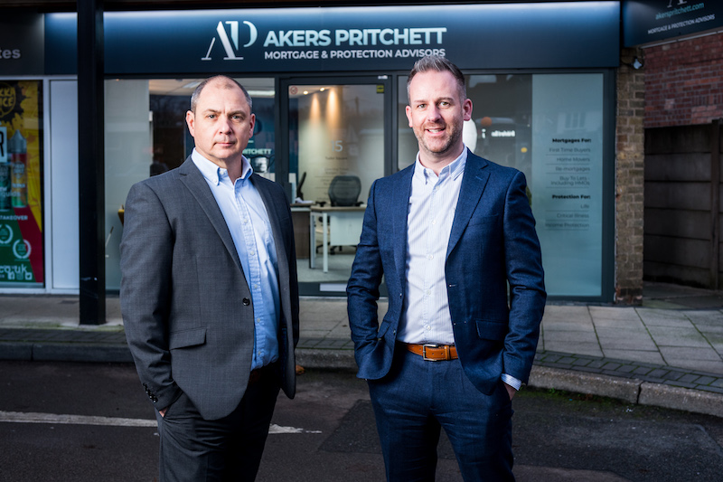 Steve Pritchett and James Akers outside the office | Buy To Let - Akers Pritchett | Akers Pritchett
